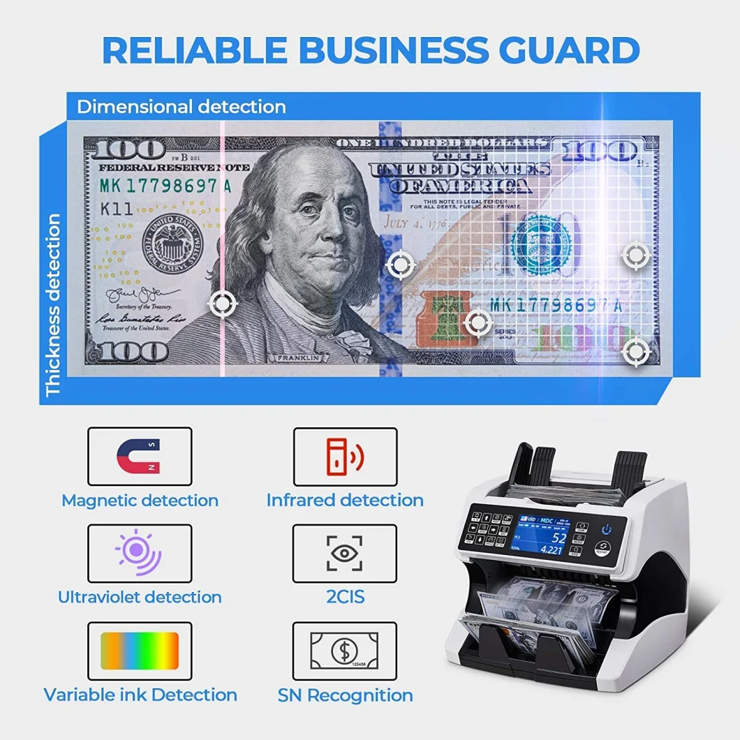 Al-920 Mini Currency Value Counter Banknote Printing Machine