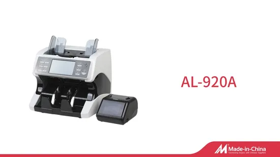 Al-920 Mini Currency Value Counter Banknote Printing Machine