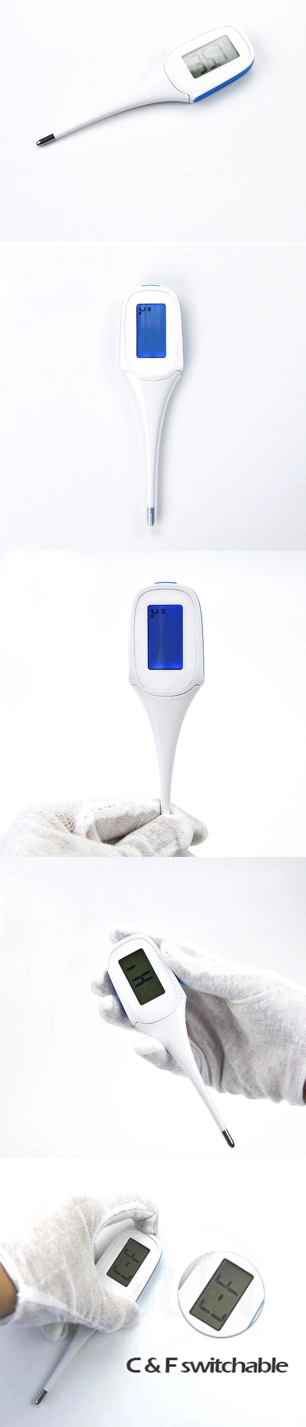 High Quality CE FDA Approved Digital Professional Medical Instrument Temperature Gun Electronic IR Infrared Thermometer Forehead Non-Contact Thermometer