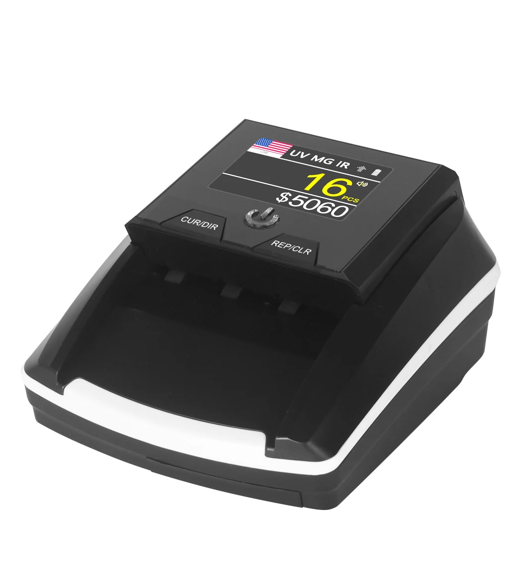 Al-136t Dollar Euro Currency Smart Money Detector Total Amount Available with Battery
