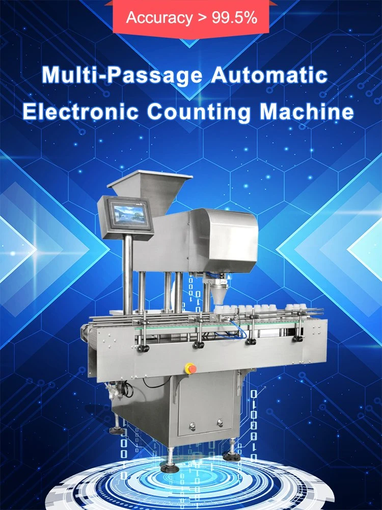 8 Channel Capsule Counter Automatic Counting Machine Filling Machine