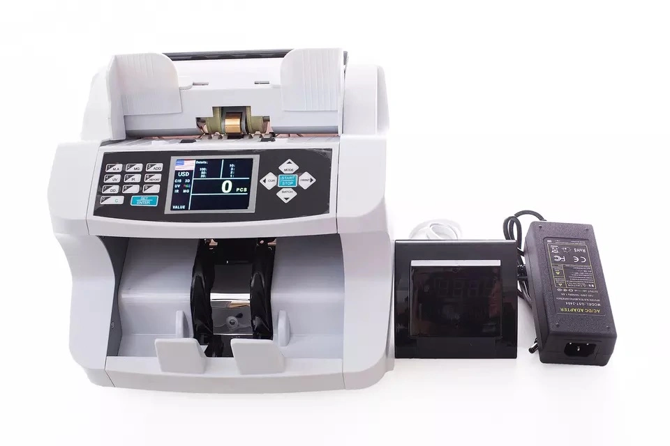 Hot Sale Bill Counter Front Loading Mixed Value Counter TFT Display Money Counting Machine Intelligent Money Detector