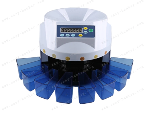 CS-5507 Digital Manual Coin Counter Plastic Coin Sorter Coin Sorting Counting Machine