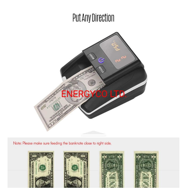 Mini Money Detector Portable Money Counter Counterfeit Detector