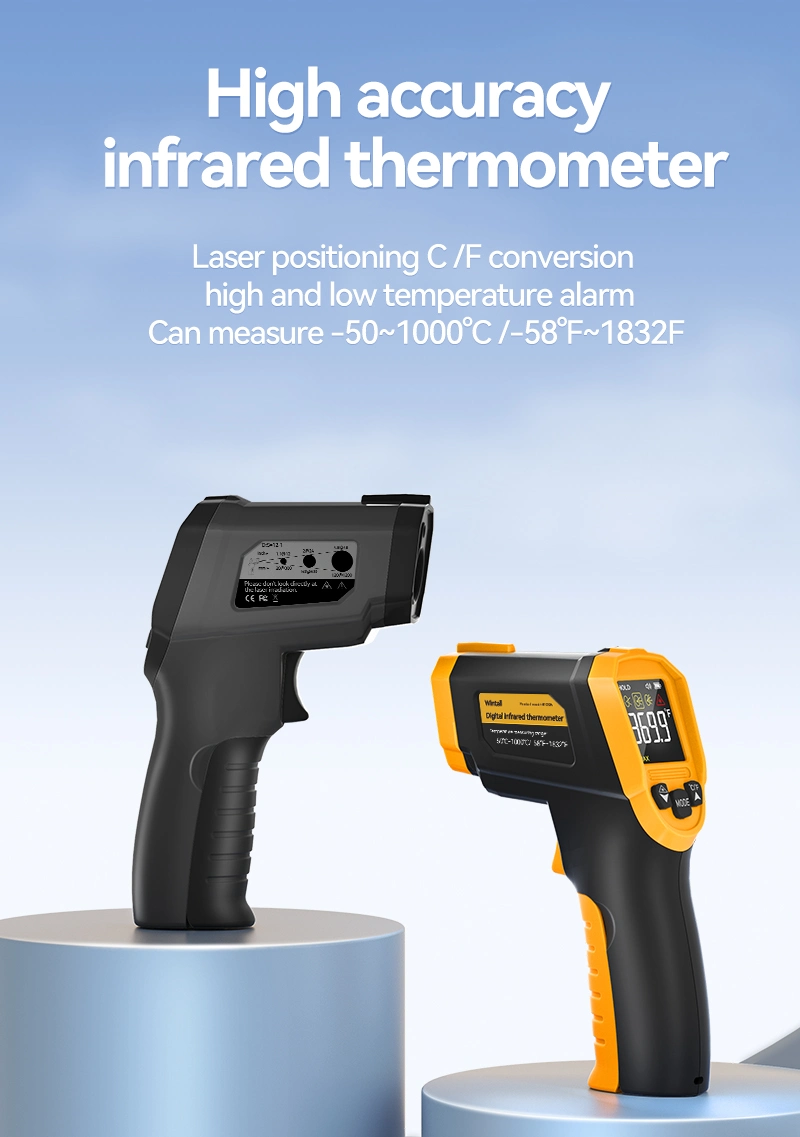 Hot Sale Infrared Pyrometer 2023 New Model Industrial Thermometers for Industrial High Digital Thermometer