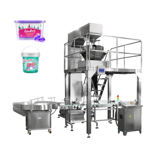 High Speed Washing Tablets Dishwasher Dods Counting Weighing Filling Packing Machine