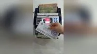 Al-6600t Superior Quality Supermarket Currency Note Bill Cash Banknote Counter Machine