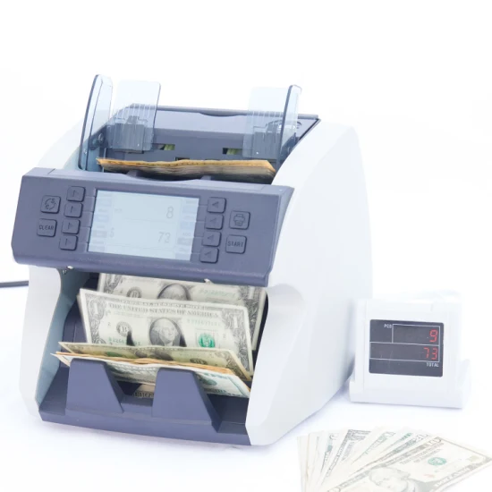 EUR/USD/HKD/Twd High Duty Cash Counting Equipment Automatic Bill Counter Banknote Counter Billing Machine Cash Add to Bill