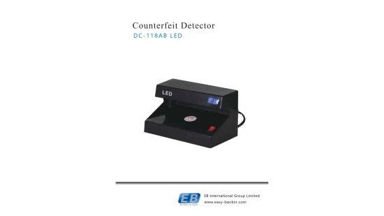 UV Money Detector Currency Detector Bill Detector Machine DC-118AB LED