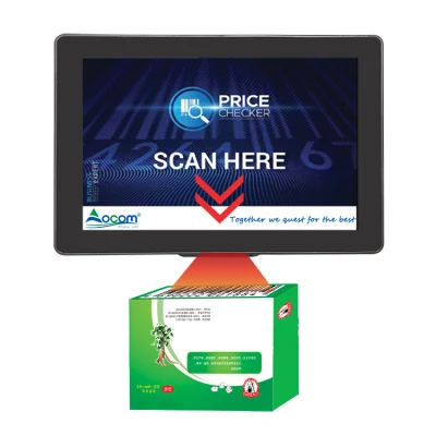 10.1 Inch Android System Touch Screen POS Price Checker with 2D Barcode Scanner