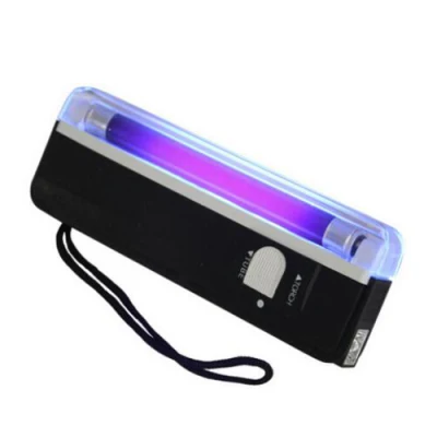 Handheld UV Light Torch with LED Flashlight Portable Money Detector Stamp Detection of Fluorescent Marks, Certificates