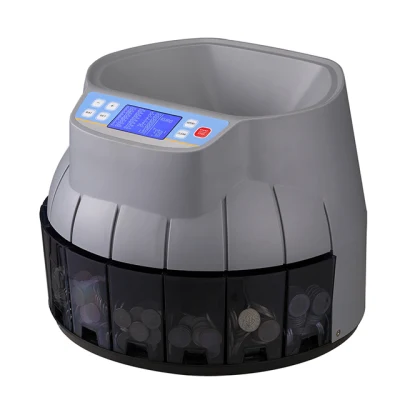 2019 New Auto Coin Counter and Sorter for Euro and USD with DOT Matrix Screen Display